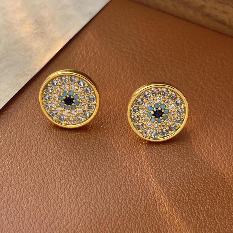 All Seeing Studs  | Womens Novelty Jewelry & Watches Blue