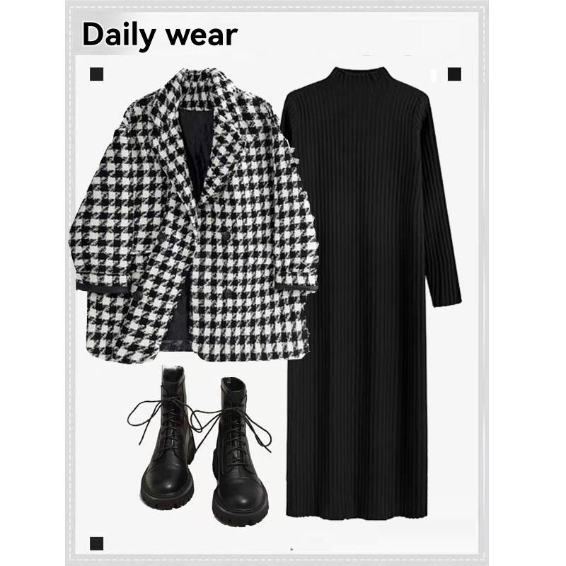 Houndstooth Avery Blazer  | Womens Jackets & Coats Clothing Black