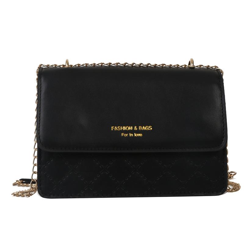 Morgan Flap Chain Wallet  | Womens Crossbody Wallets Crossbody Wallets Black