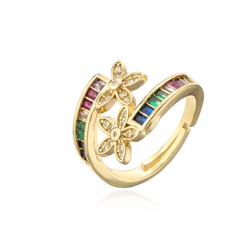 Rainbow Joy Charm Ring  | Womens Novelty Jewelry & Watches Multi